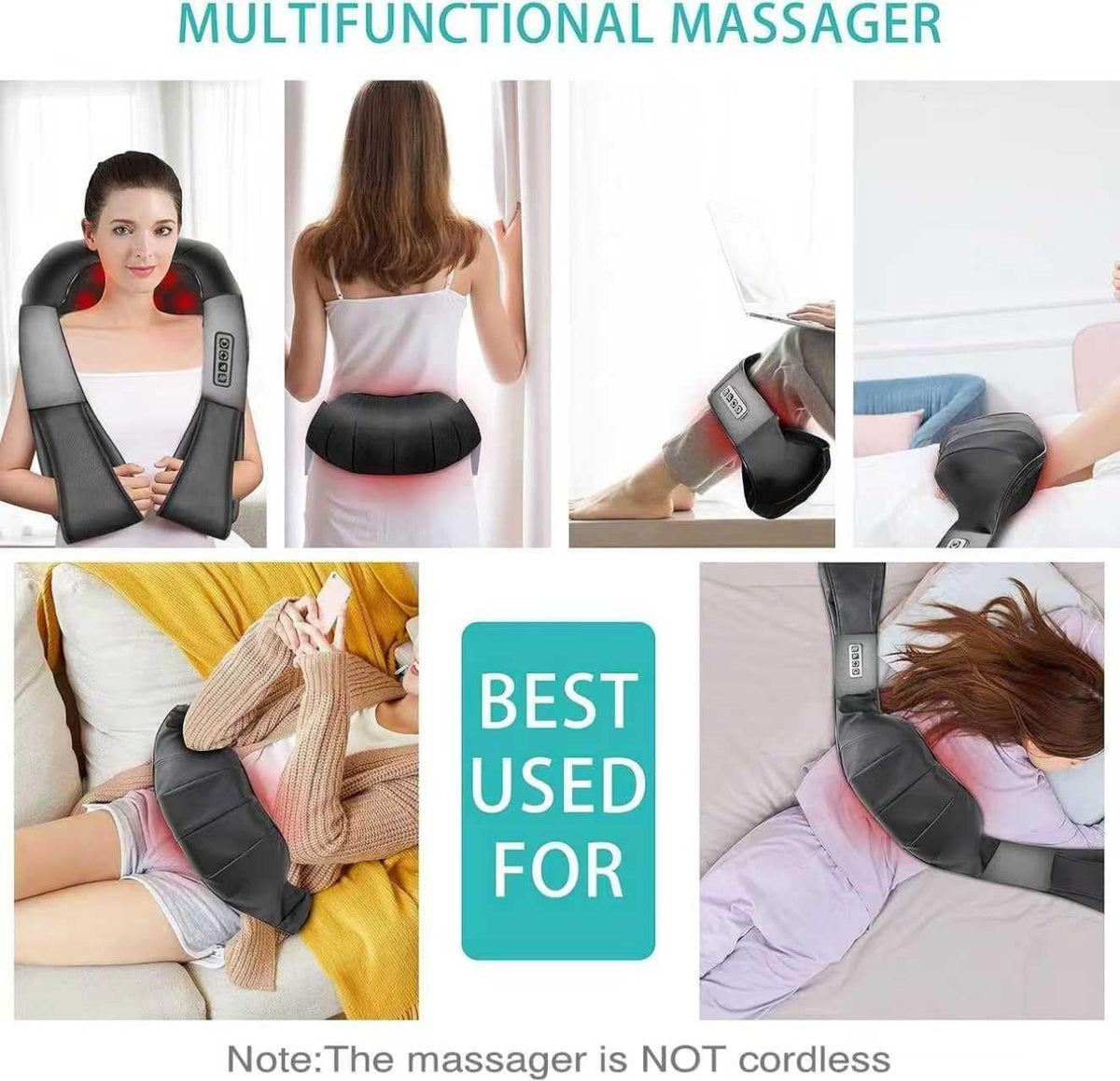 Unwind Nook heated shiatsu neck and back massager
