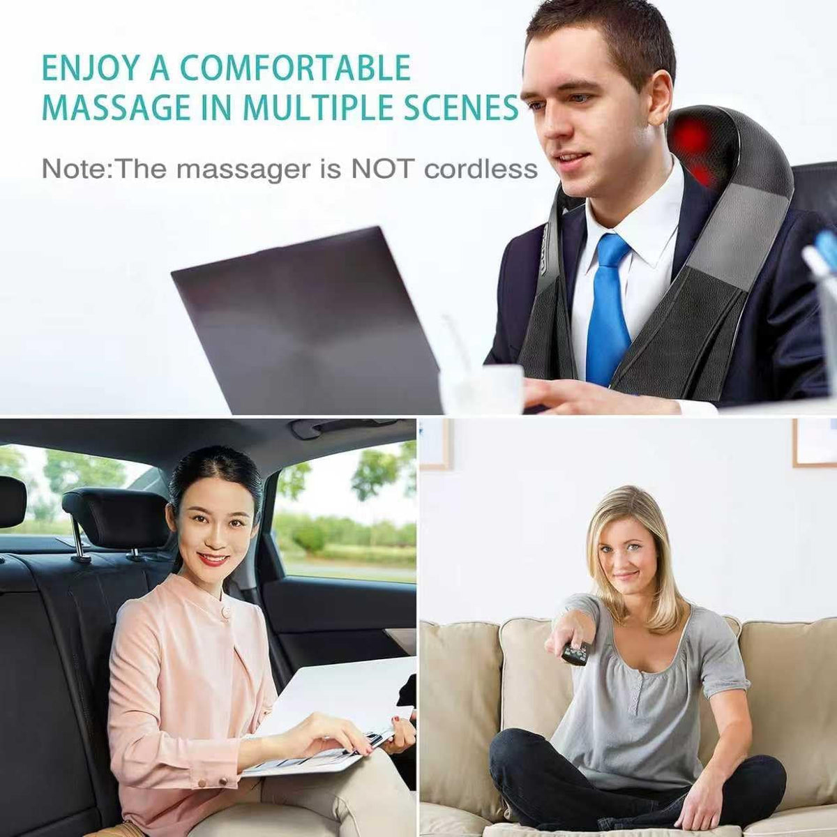 Unwind Nook heated shiatsu neck and back massager